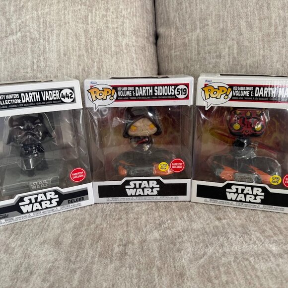 Star Wars Darth Collection Funko Pop Set - Picture 1 of 4